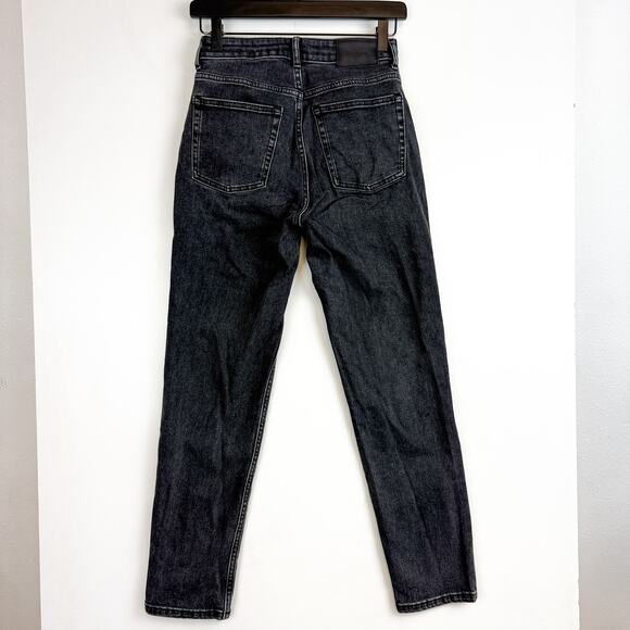 Everlane The Curvy Cheeky Jean High Rise 27” Black - Size 26 - Picture 5 of 10